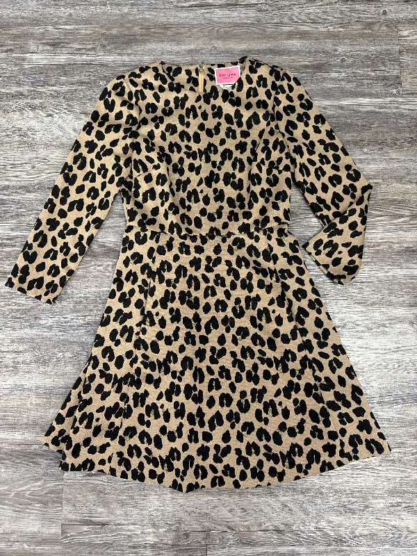 Overstock Dress Designer By Kate Spade In Animal Print, Size: 0