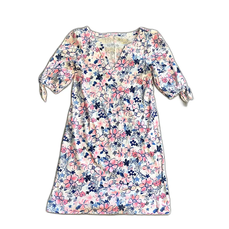 Quick Sale Dress Designer By Lilly Pulitzer In Pink & White, Size: Xxs