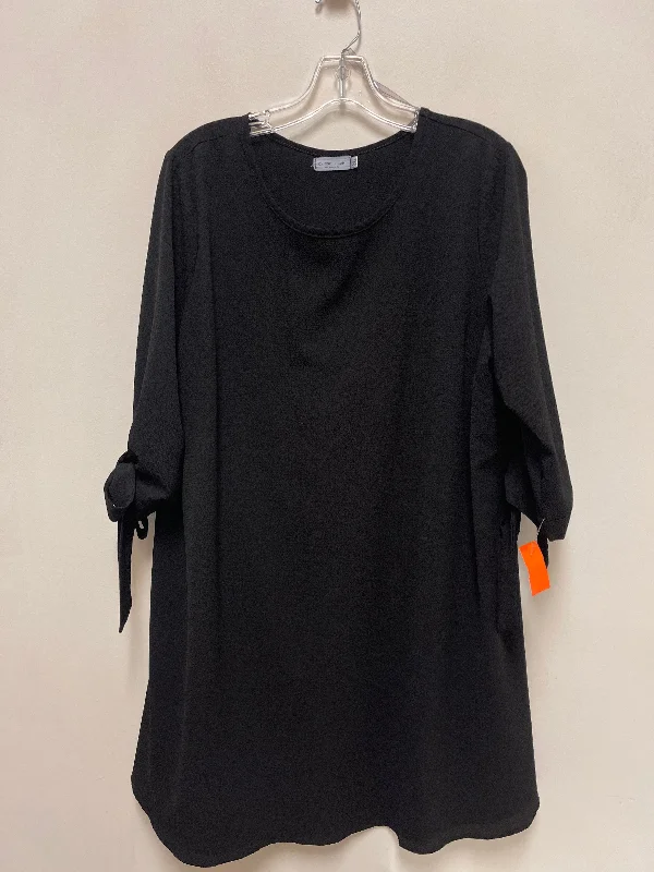 Take Advantage Dress Casual Short By Clothes Mentor In Black, Size: 3x