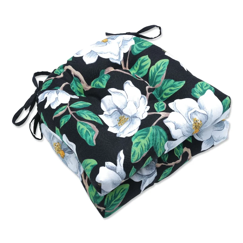 Super Sale Magnolia Black Large Chairpad (Set Of 2) - 17.5 X 16.5 X 4
