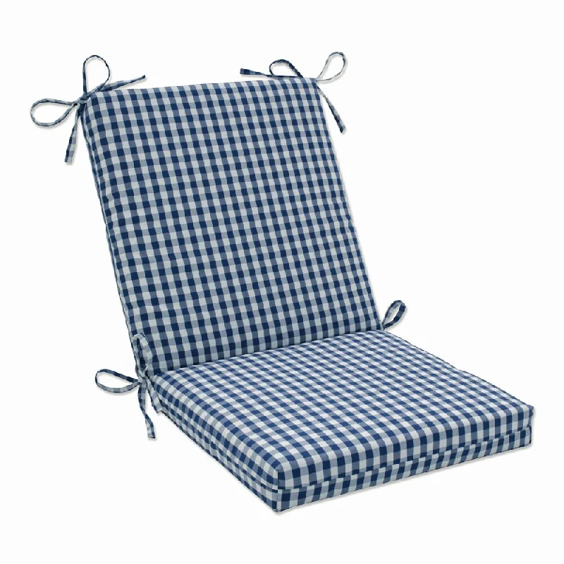 Savings Bonanza Pillow Perfect Outdoor | Indoor Dawson Lapis Chair Cushion 36.5 X 18 X 3