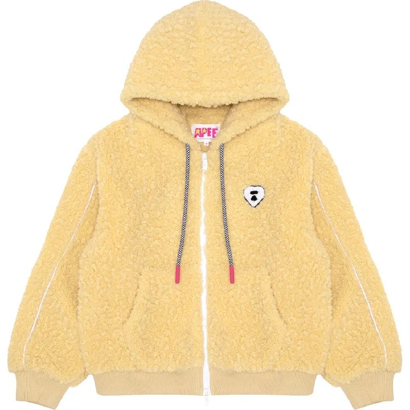Discount Days Apee Sherpa Hoodie Jacket Ladies