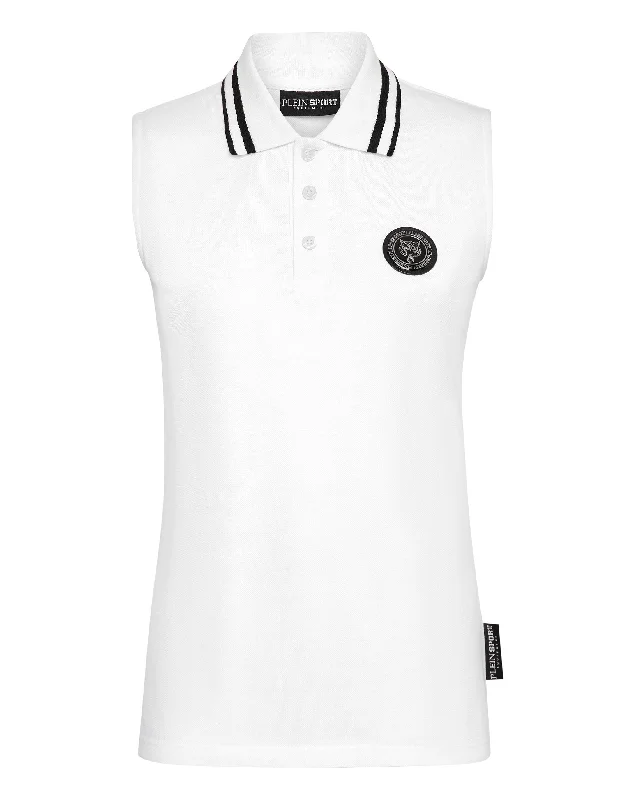 Super Sale Sleeveless Polo Statement