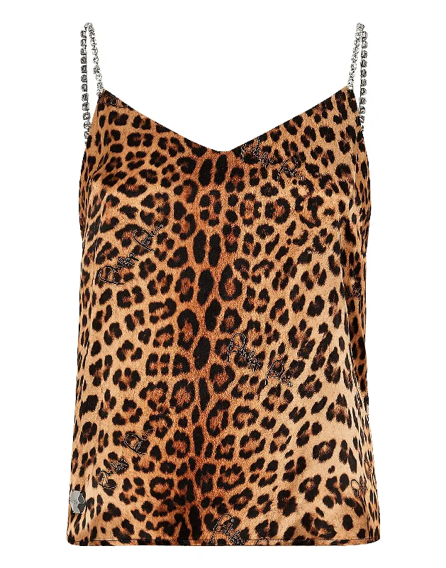 Exclusive Savings Tank Top Holiday Leopard