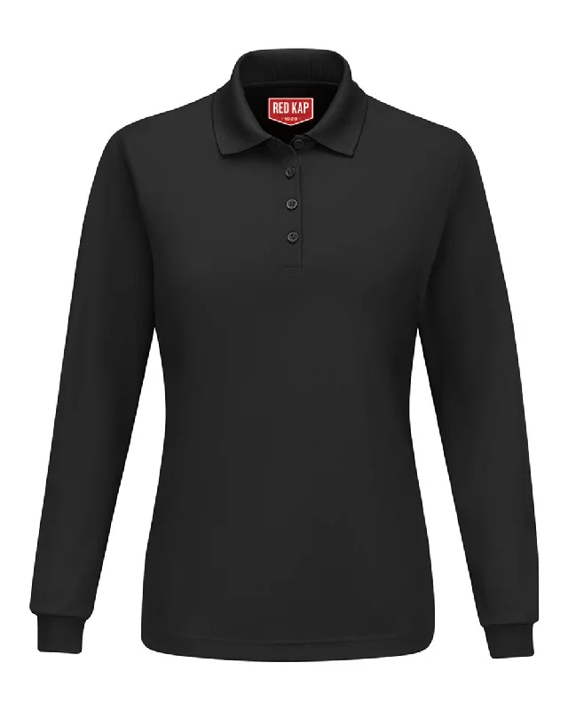 Final Clearance Women's Long Sleeve Performance Knit Polo