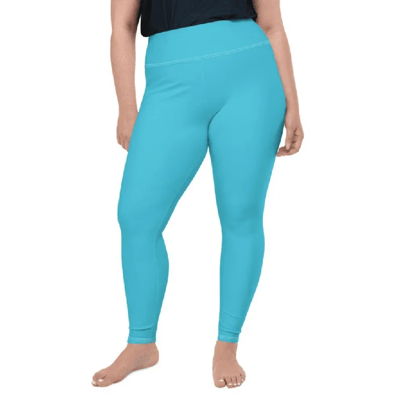 Super Sale Aqua Turquoise Plus Size Leggings