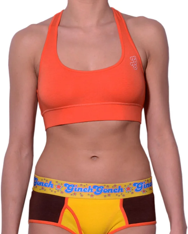 Price Cut Lemon Head Sports Bra