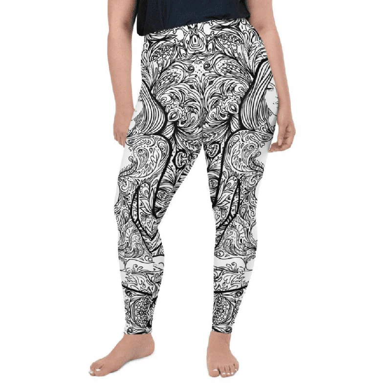 Savings Event Meditation Zen Plus Size Leggings