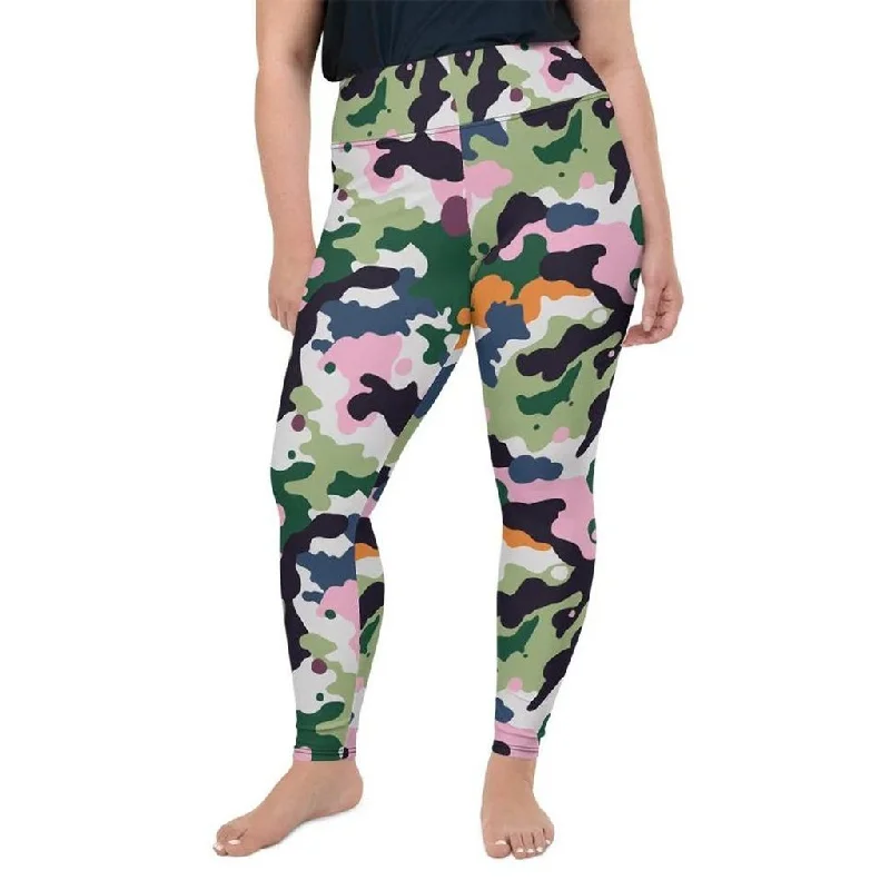 Discount Mania Modern Camo Plus Size Leggings