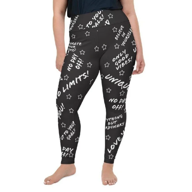 Instant Savings Motivational Plus Size Leggings
