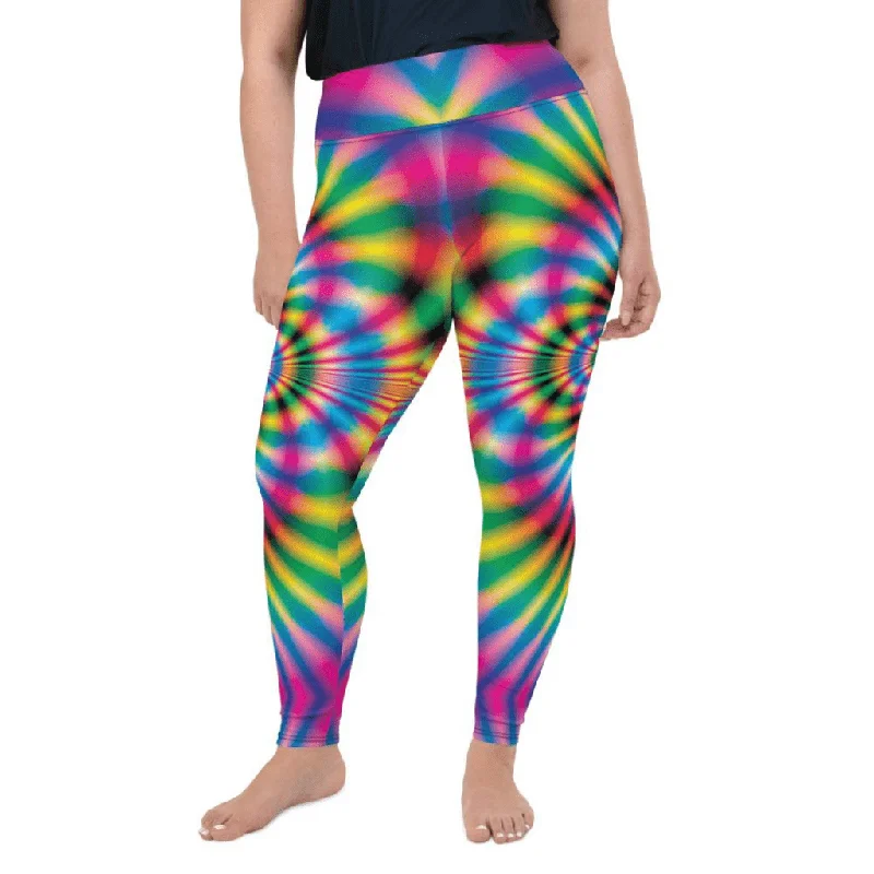 Closeout Sale Psychedelic Rave Plus Size Leggings