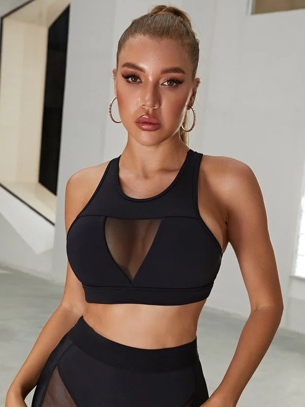 Exclusive Access 🖤ZASUWA Female Sexy Patchwork Sports Bras