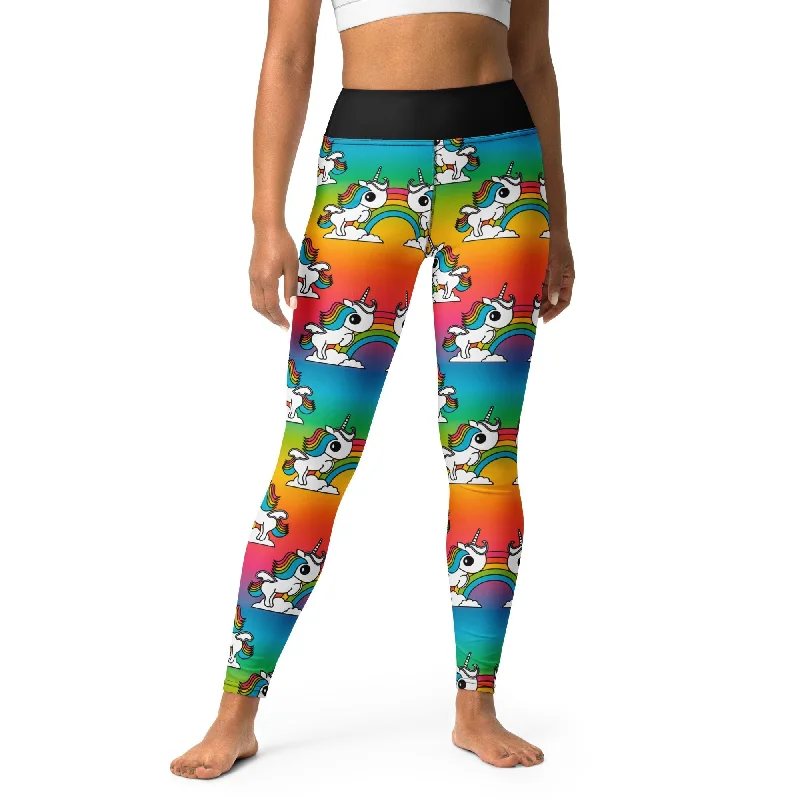 Holiday Sale UNIQUE rainbow -2- Yoga Leggings